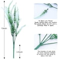thumbnail image 4 of 12 Bundles Artificial Flowers Lavender Plant Fake Flower for Outdoor Wedding Garden Home Kitchen Table Centerpieces Decoration Purple Flowers, 4 of 5