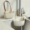 thumbnail image 2 of 1pc Versatile Drainage Rack - Space-Saving Sink Organizer for Quick-Drying Sponges, Soaps & Washcloths - Perfect for Kitchen & Bathroom, Adjustable for Single or Double Sink, Sturdy Water Drainage Sys, 2 of 5