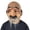 Classic Mustache, variant on Realistic Old Man Latex Mask, Funny Bald Grandpa Mask with Beard for Halloween Cosplay Party
