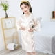 thumbnail image 3 of Pijamas de seda de hielo para niños, ropa de hogar fina de estilo japonés para niños, camisón de seda para niñas, 3 of 5