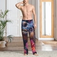 thumbnail image 2 of Naloa Realistic Flower Turtle Pajama Pants Men, PJ Bottoms, Sleep & Lounge Pants-X-Large, 2 of 6