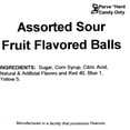 thumbnail image 5 of Sweetgourmet Traditional Sour Fruit Balls | Bulk Hard Candy Wrapped | 4 pounds, 5 of 5