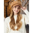thumbnail image 2 of Women Newsboy Hat Plaid Cabbie Caps Cotton Casual Stylish Beret Cap Paperboy Hats, 2 of 6