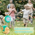 thumbnail image 3 of Wisairt Bubble Machine, Snail Automatic Bubble Machine for Kids Toddles 2+, Bubble Toy Gift for Kids Birthday Summer Party (Yellow & Green）, 3 of 7