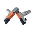 thumbnail image 3 of 2 Pcs Blocs de Frein Type V Haute Performance Robustes Remplace Faciles à Ranger 55mm Argent, 3 of 7