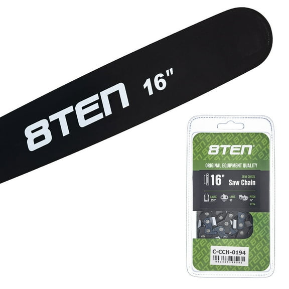 8TEN 16" Chainsaw Bar & Chain .058 3/8 60DL for Husqvarna Jonsered MK1010409