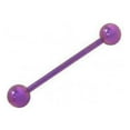 thumbnail image 4 of Anodized Titanium Barbell 14G 5/8" 16mm Tongue Ring Body Jewelry Piercing Bar, 4 of 6