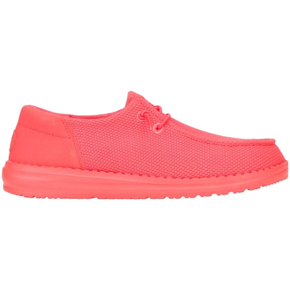 HEYDUDE Women Wendy Funk Mono Slip-On Moccasins Fiery Coral, 11