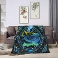 thumbnail image 5 of Cartoon Aquarius Blanket to Mom Throw Blankets Soft Horoscope Astrology Flannel Throw Blanket Zodiac Sign 50"X40", 5 of 6