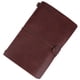thumbnail image 5 of Cuaderno de viaje clásico de piel sintética, personalizado, diario, bloc de notas recargable (marrón oscuro), 5 of 14