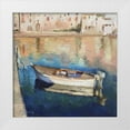 thumbnail image 1 of Strube, Ling 20x20 White Modern Wood Framed Museum Art Print Titled - Boat in Golden Light, 1 of 4