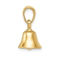 thumbnail image 3 of Auriga Fine Jewelry 14K Yellow Gold 3-D Moveable Bell Pendant for Women (L-16 mm,W-9 mm), 3 of 6