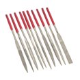 thumbnail image 2 of 10 Pcs/Set Guitar Fret Nut Saddle Slot Pickguard Grinding File Set Guitar Repair Tool, 2 of 6