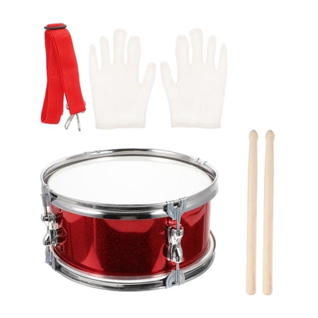 OUNONA marching snare drum Drum Metal Assorted Color 1Pcs