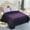 Purple, variant on NC Contemporary Brown Printed Polyester Reversible Bed Blanket Queen