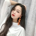 thumbnail image 5 of QIQUWOHUL Cute Earrings Cute Cartoon Pendant Earrings Green Leaf Earrings, 5 of 6