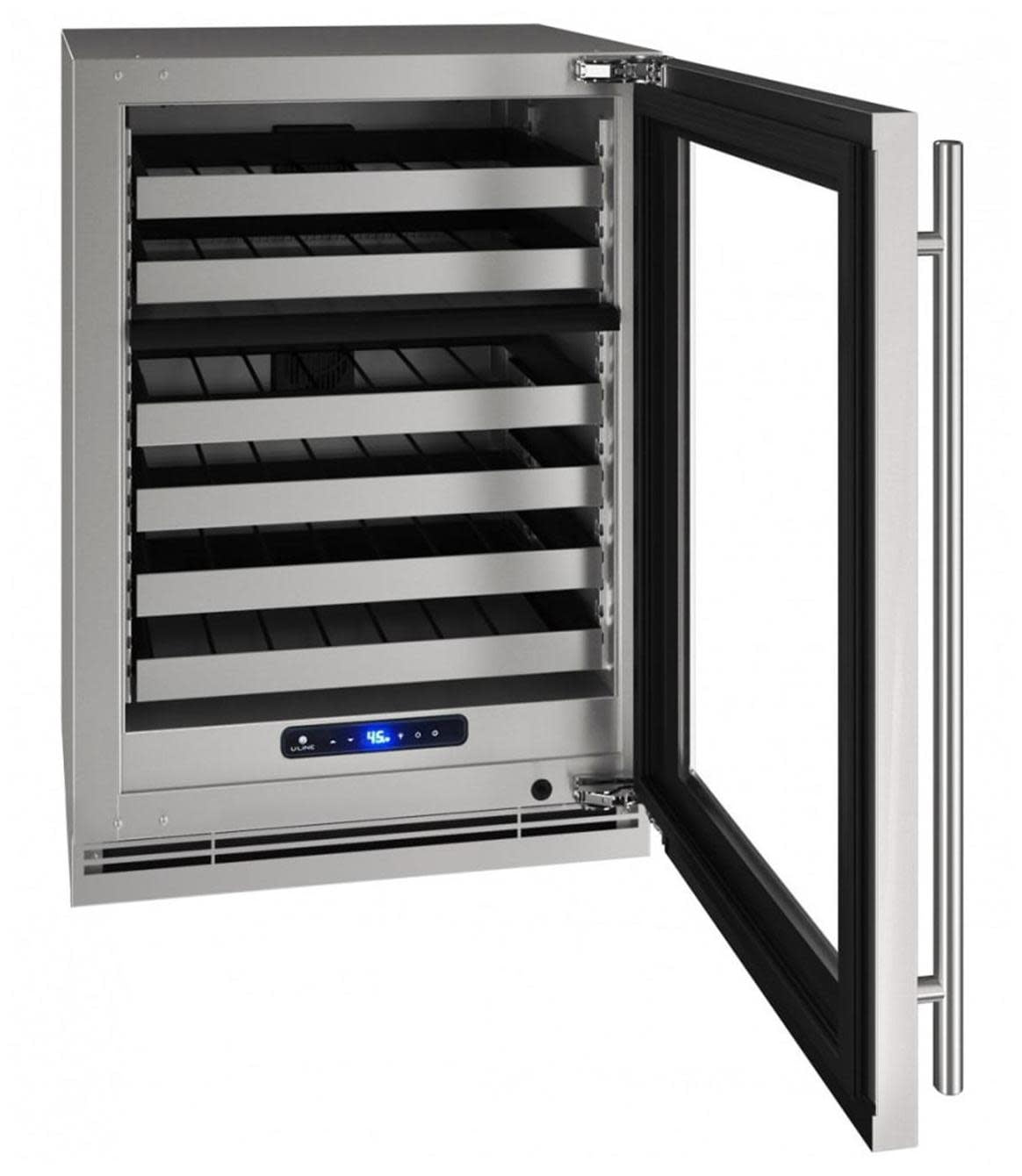 U-LINE Hwd524 24" Dual-zone Wine Refrigerator With Integrated Solid Finish and Field Reversible Door Swing (115 V/60 Hz Volts /60 Hz Hz) UHWD524IS01A