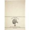 thumbnail image 4 of vhc brands farmhouse housewarming tabletop sawyer mill windmill fabric loop cotton stenciled muslin graphic/print kitchen towel antique creme white, 4 of 5