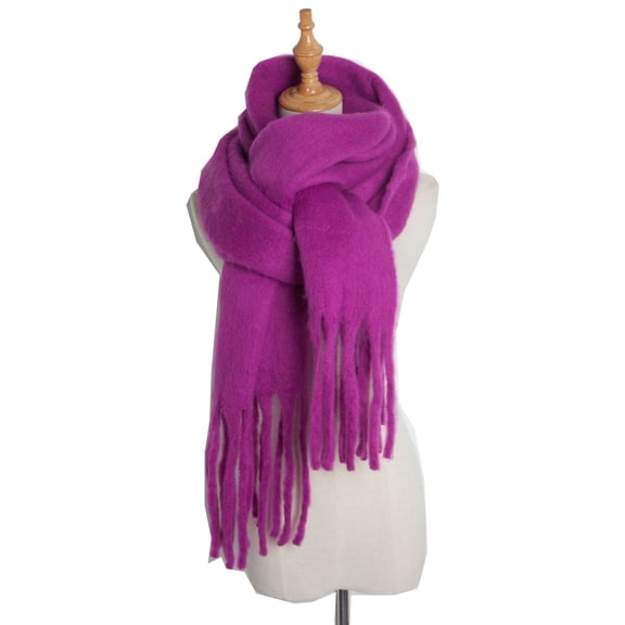 Large Women's Oversized Winter Scarf Long Blanket Style Warm Wrap Shawl for Fall