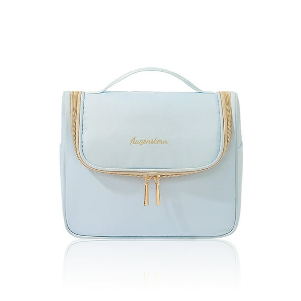 Naiovety Bolsa de maquillaje para mujer, estuche cosmético, cepillo de dientes, organizador de almacenamiento de de Almacenamiento y organización del hogar Azul claro Naiovety HA010956-01