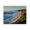 Serene Coastal Waves Horizon, variant on Stupell Industries Tropical Rounded Coastline View Black Framed Print Under Glass, 16 x 13, by Franklyn Gregory
