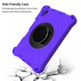 thumbnail image 4 of Dteck with Shoulder Strap Case for iPad mini 6th Generation 8.3-inch, Heavy Duty Rugged Shockproof Case with Adjustable Hand Strap,Rotating Kickstand Rubber Cover,Purple, 4 of 7