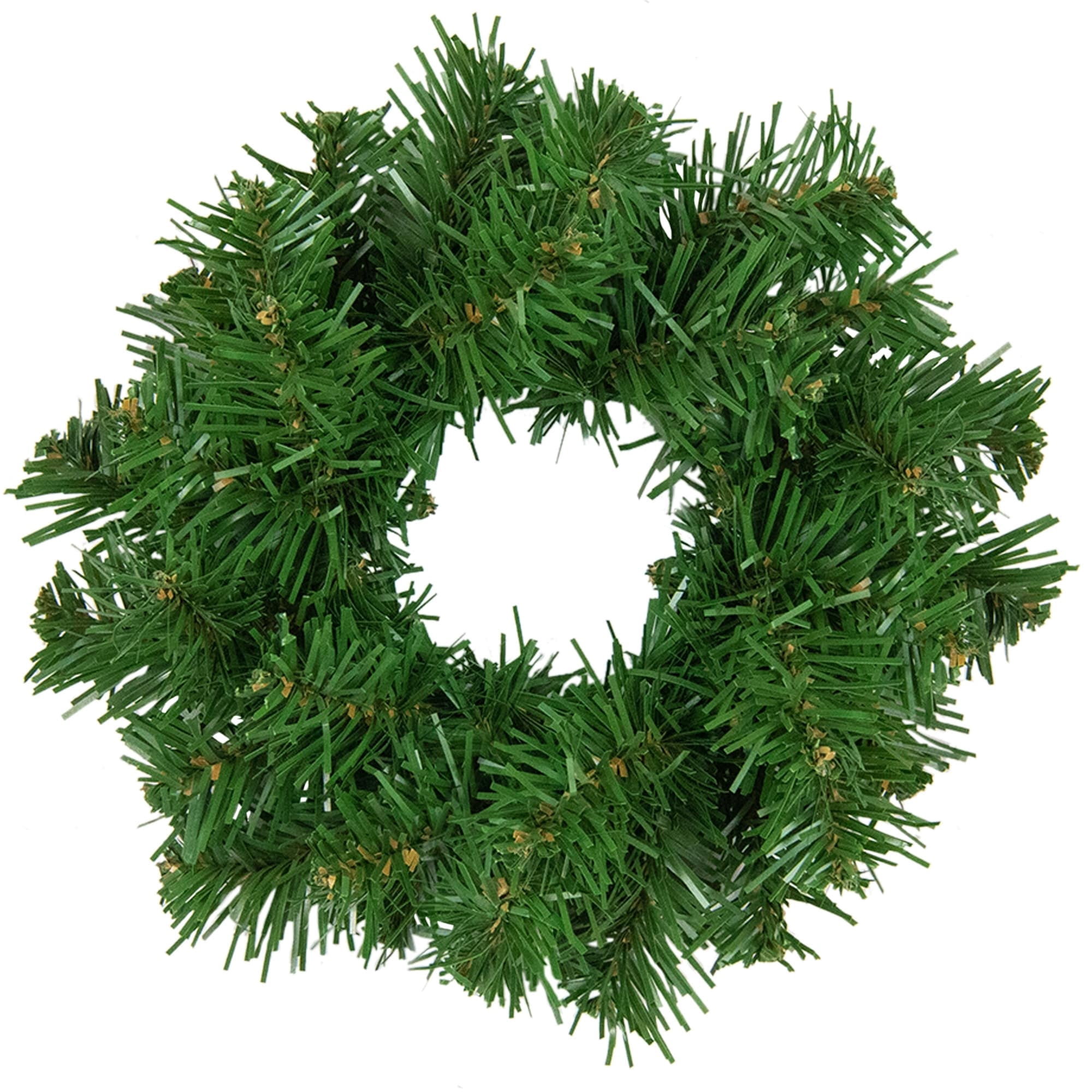 Northlight PVC Unlit Deluxe Dorchester Pine Artificial Christmas Wreath, 12" (Green)