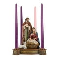 thumbnail image 2 of Avalon Gallery Candle Holders - Luxury Tabletop Christmas Centerpiece Advent Wreath Candle Holder Figurine, 9 x 9.75-Inch, Holy Family Nativity, 2 of 4