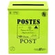 thumbnail image 2 of Buzón de correos retro europeo para exteriores, montado en la pared, buzón de correos Verde, 2 of 6