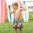thumbnail image 4 of FORMRS Boys Swim Trunks Quick Dry Mesh Liner Boardshorts Sizes XS-XL, Floral Garden, 4 of 7