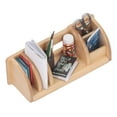thumbnail image 2 of Mini Dollhouse Stationery Rack, 1:12 Dollhouse Stationery Rack Light Weight Wood Color Vivid  For Dollhouse Decoration, 2 of 8