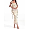 thumbnail image 4 of PRETTYGARDEN Women's Spring Wedding Guest Dress Summer Formal Sleeveless Elegant Floral Lace Cocktail Maxi Long Dresses, 4 of 10