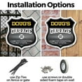 thumbnail image 3 of Doug's Garage I Can Fix Everything But Stupid 12 inch X 12 inch Shield Shaped Commercial Grade Plastic Sign To last, Gift for Dads and Uncles Classic Americana Crafted in the USA, 3 of 7