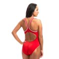 thumbnail image 2 of Dolfin Chloroban Team Solid Suit Womens Red 40, 2 of 5
