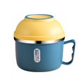 thumbnail image 2 of SMihono Kitchen Organizers and Storage Stainless Steel Bowl Large Capacity Fast Food Cup Student Tableware Set Instant Noodles Bowl Rice Bowl Lunch Box Kitchen Gadgets Must Have 2023, 2 of 2