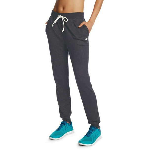 champion women's french terry jogger capri