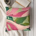 thumbnail image 3 of YINGXI  Spring Summer Boho Decorative Throw Pillow Covers, Tropical Palm Leaves Monstera Hibiscus Flower Outdoor Home Decor, Bohemian Hawaii Sun Coconut Tree Sailboat Couch Cushion Case 20x20in, 3 of 5
