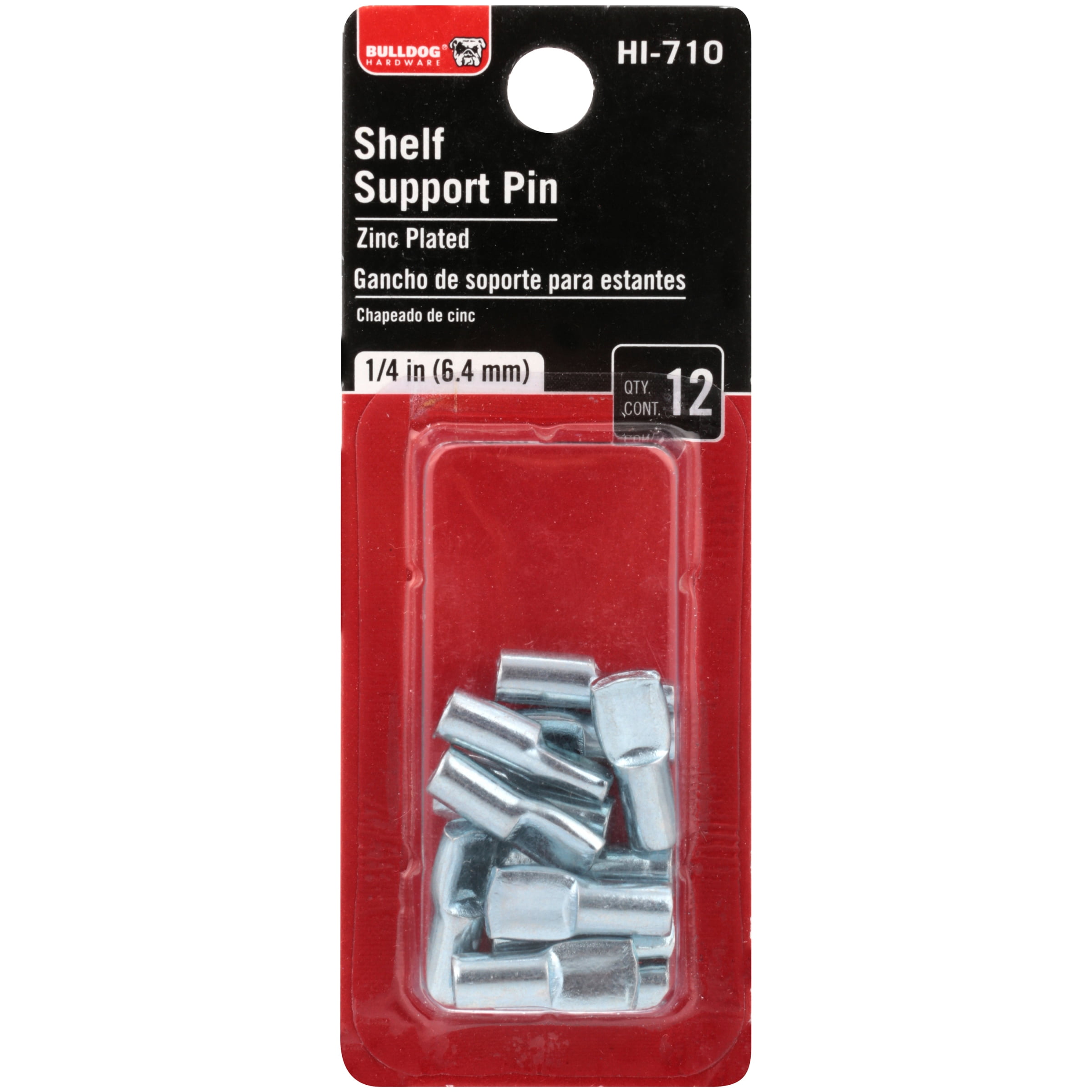 1/4 Shelf Pins - All Kinds of Supports - Bulk Discounts