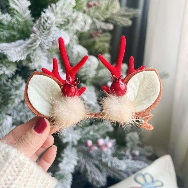 Diadema Navideña, Gorro de Muñeco de Nieve con Cuernos de Reno, Accesorio Navideño de Papá Noel, Decoración Divertida para Fiestas, Temática de Árbol de Navidad, Ideal para Reuniones Familiares, Tama