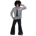 thumbnail image 1 of Pantalon DISCO de Mode Drôle Homme Grand-FF608214LG costume, 1 of 1