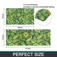 thumbnail image 7 of Green Pioneer Flower and Paisley Pattern Kitchen Rugs Sets Of 2,Anti Fatigue Kitchen Mat Rugs Non Slip Washable,Decorative Kitchen Floor Mats for Kitchen,Sink,Laundry,17"x30"+17"x47", 7 of 7