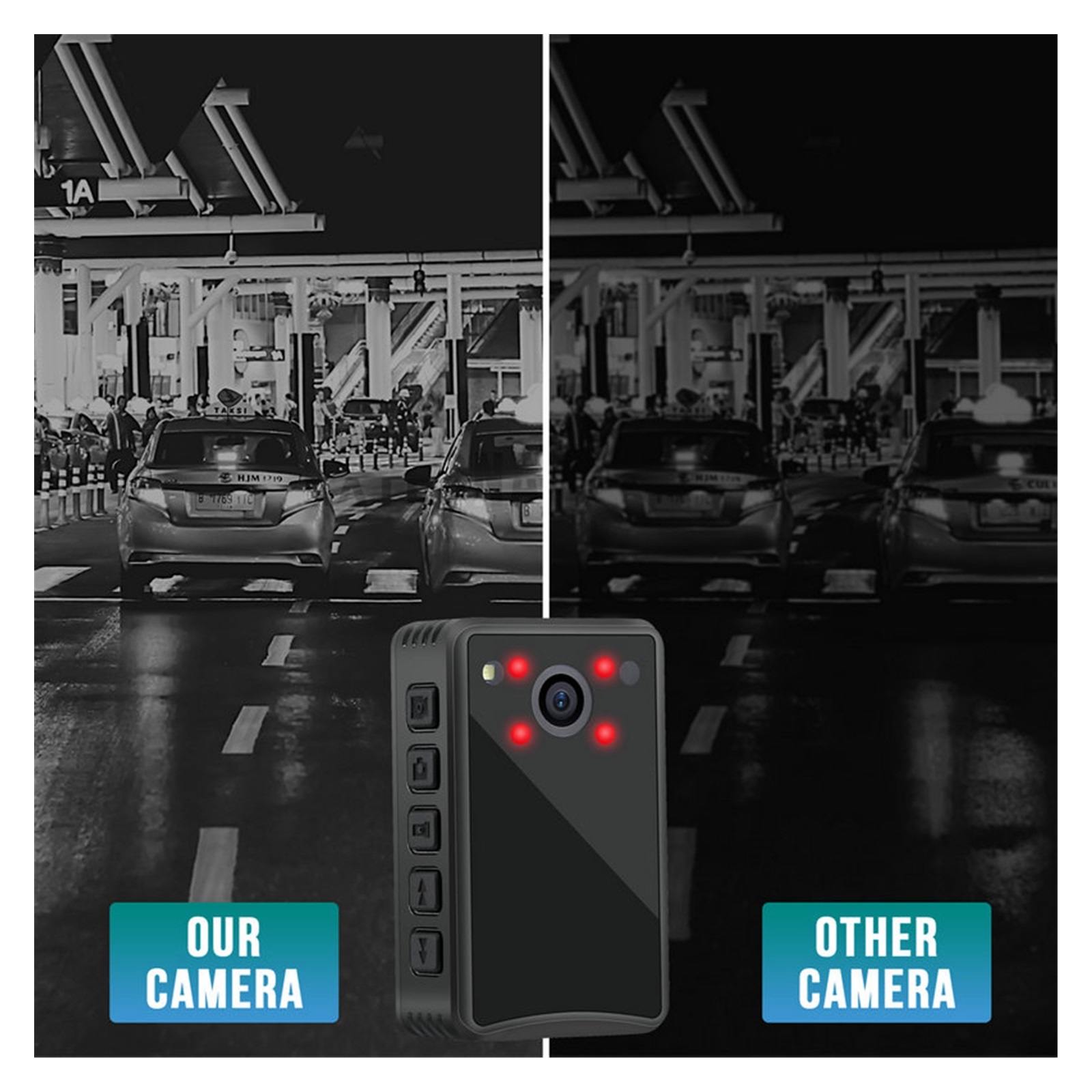 A23 Police Body Camera HD 1080P DVR Video Security Cam IR Night Vision Mini Camcorders with 14 H Long Battery Life Recording ,True Resolution