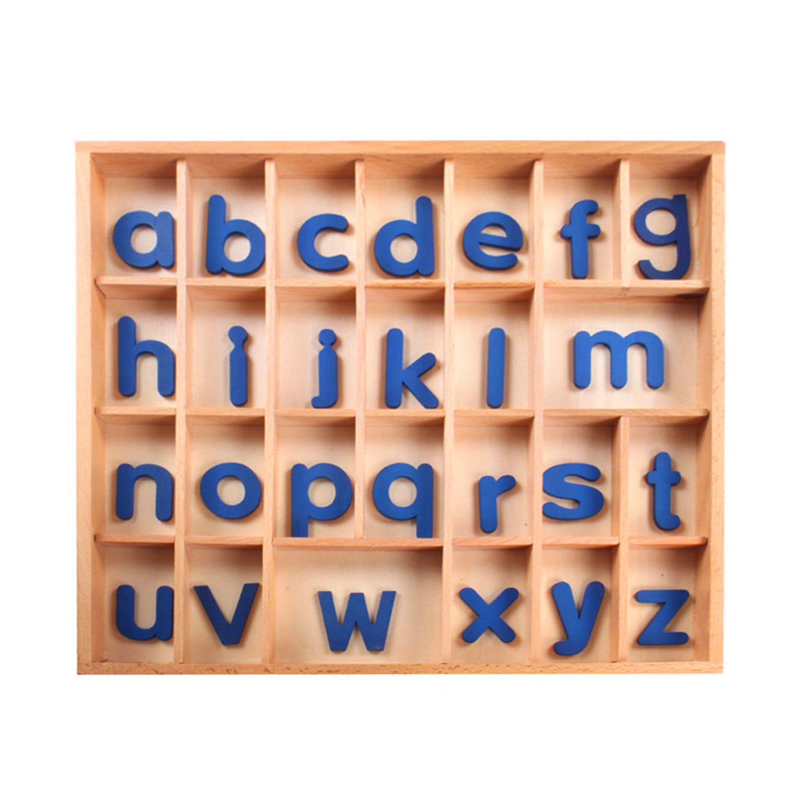 Montessori Moveable Alphabets Box for Preschool Learning Words Toy+Color Box 