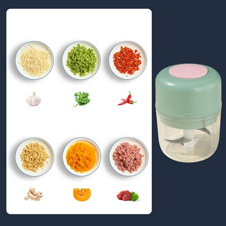 

KKCXFJX Kitchen Gadgets Wireless Portable Mini Food Chopper Small Electric Food Processor For Garlic Veggies Dicing Mincing & Puree Baby Food Maker Gifts