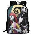 thumbnail image 1 of Jack And Sally Night-Mare Before Christmas Backpack,3d Print Laptop Backpack Lightweight Casual Daypack Bookbag Multi-Function Travel Backpack, 1 of 5