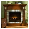 Lorraine Slate Gel Fuel Fireplace, Walnut Finish