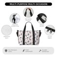thumbnail image 3 of Travel Duffle Bag Eggplant chili garlic Travel Tote Bags Carry on Luggage Waterproof Weekender Bags with Top Handle Adjustable Shoulde Strap for Travel Gym, 3 of 5