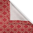 thumbnail image 3 of Ambesonne Trellis Kitchen Curtains, Tie Dye Ikat Fashion, 55"x45", Ruby Ecru, 3 of 3