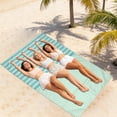 thumbnail image 3 of SIYTUAU Microfiber Beach Blanket Double Sided Large Rectangular 200X140 Cm Quick Dry Sand Free Mat For Travel Pool, 3 of 6