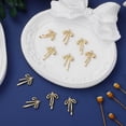 thumbnail image 4 of 10 Uds. De dijes de lazo para hacer joyas, dijes de lazo, colgantes de collar, dijes de joyería de cobre chapado, 4 of 5